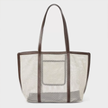 Large Mesh Beach Tote Bag For Summer Outdoor Trips Beach Bag
