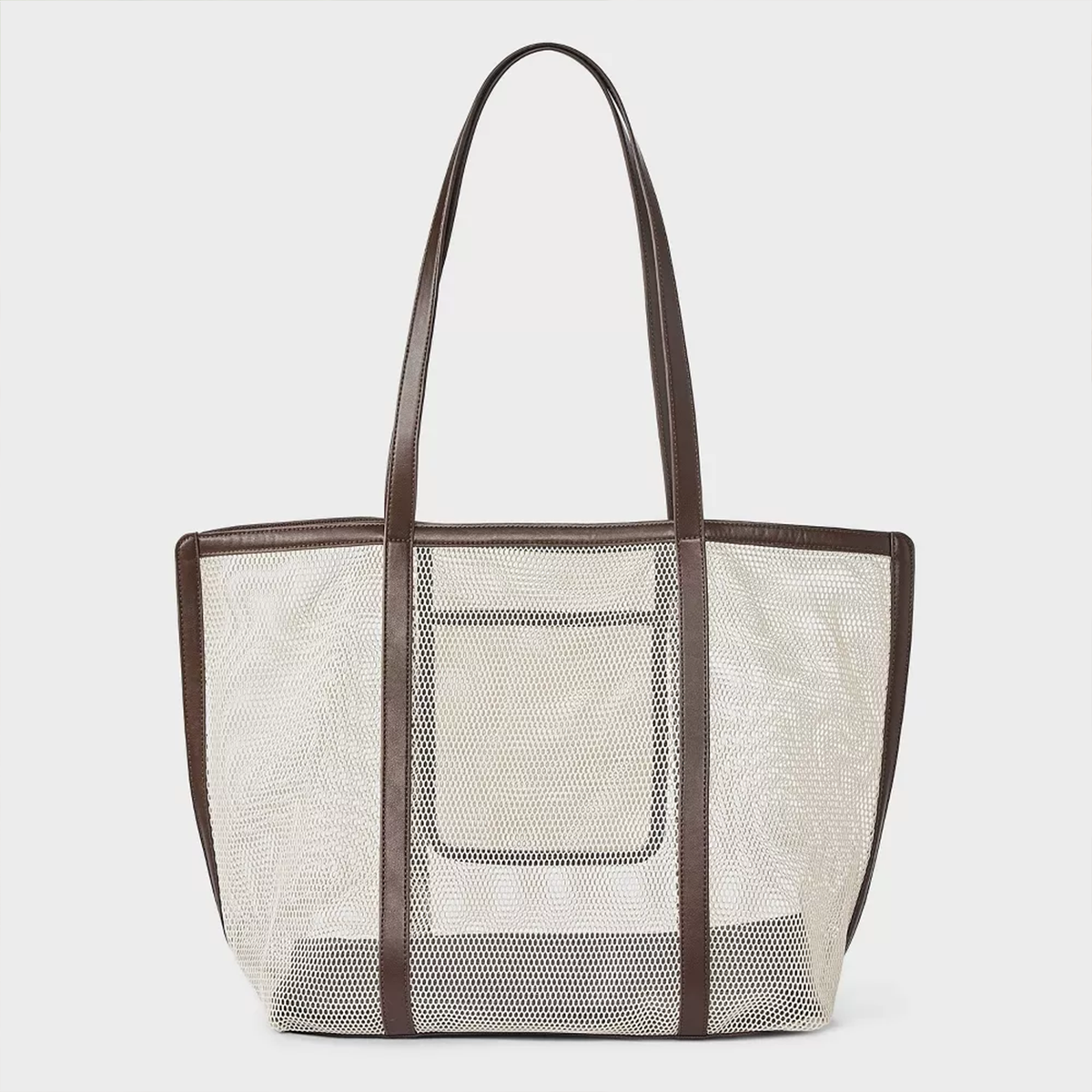 Large Mesh Beach Tote Bag For Summer Outdoor Trips Beach Bag