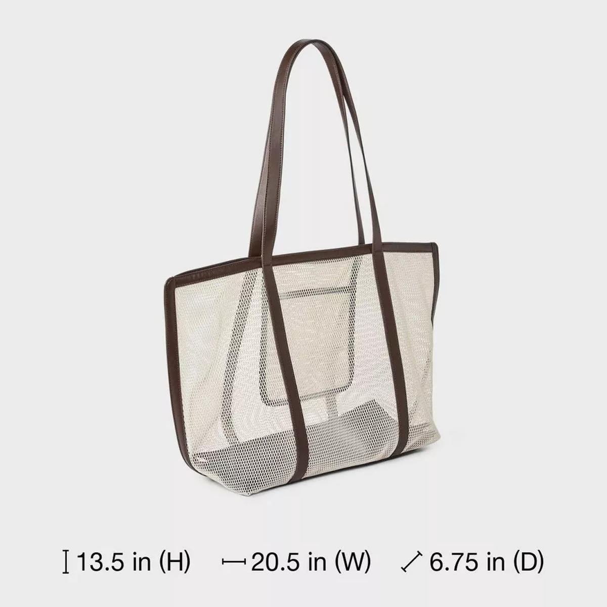 Large Mesh Beach Tote Bag For Summer Outdoor Trips Beach Bag